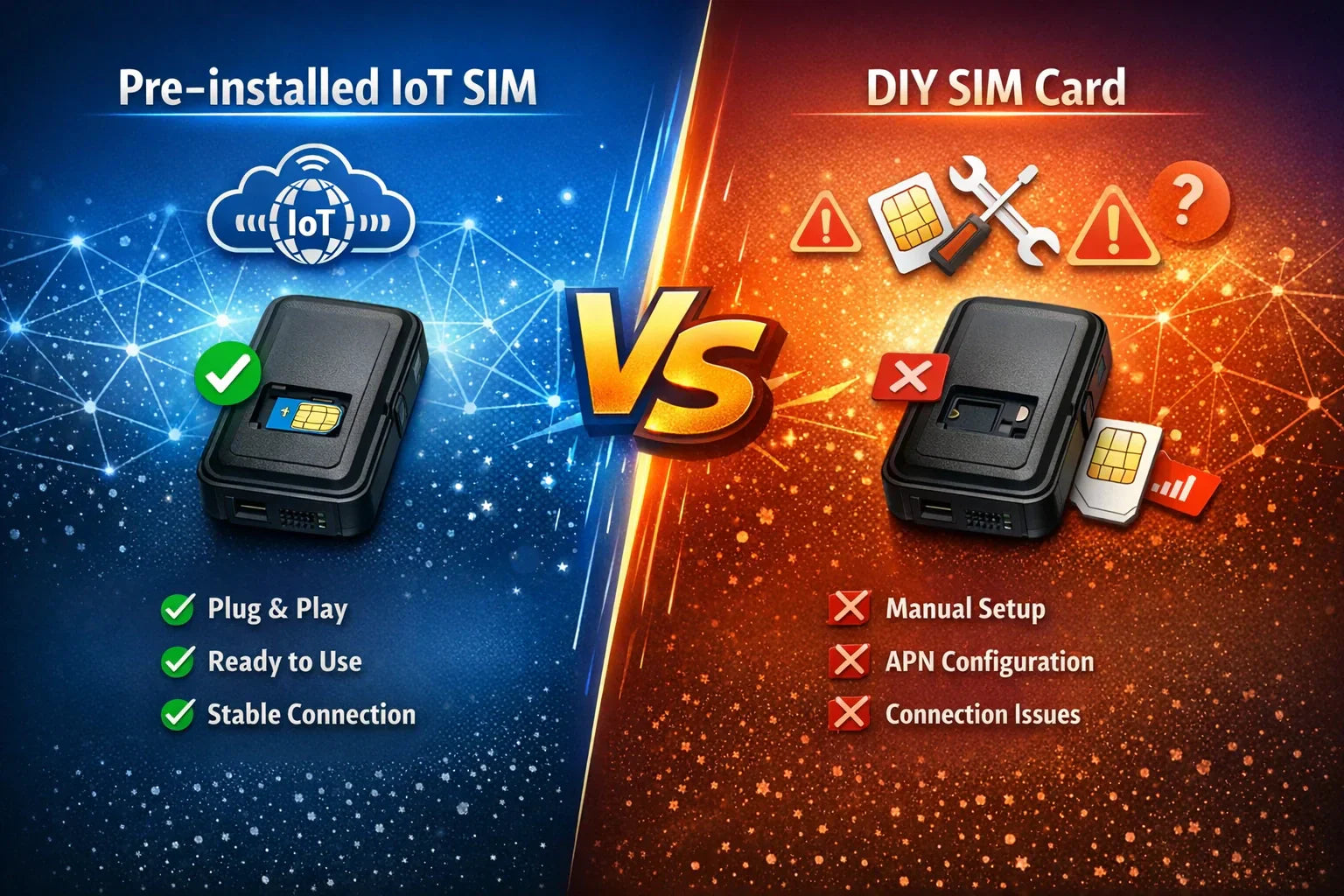 Pre-installed IoT SIM in GPS Trackers: The Smarter, More Reliable Choice