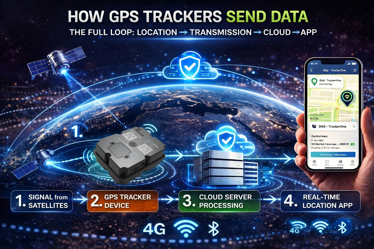 GPS Tracker Data Transmission