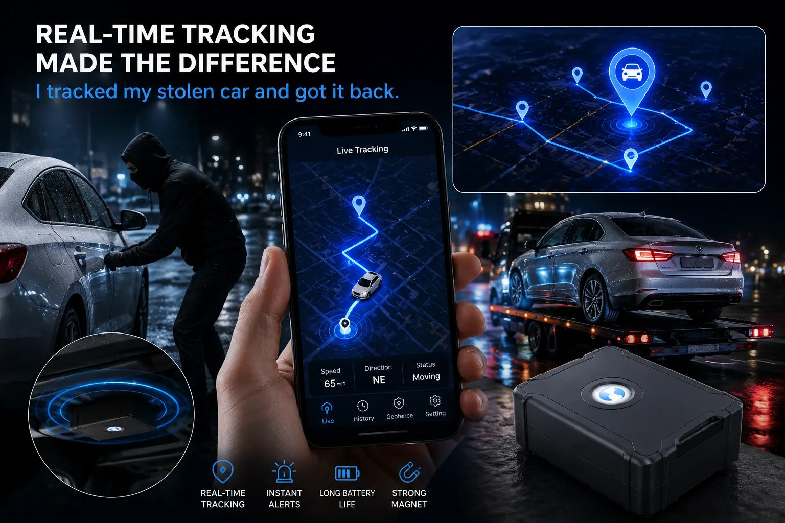 How My TrackerOne S20 Pro Helped Me Recover My Stolen Car in Less Than an Hour