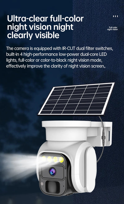 4G Solar Batteryed Celluar Camera