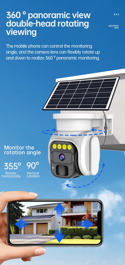 4G Solar Batteryed Celluar Camera