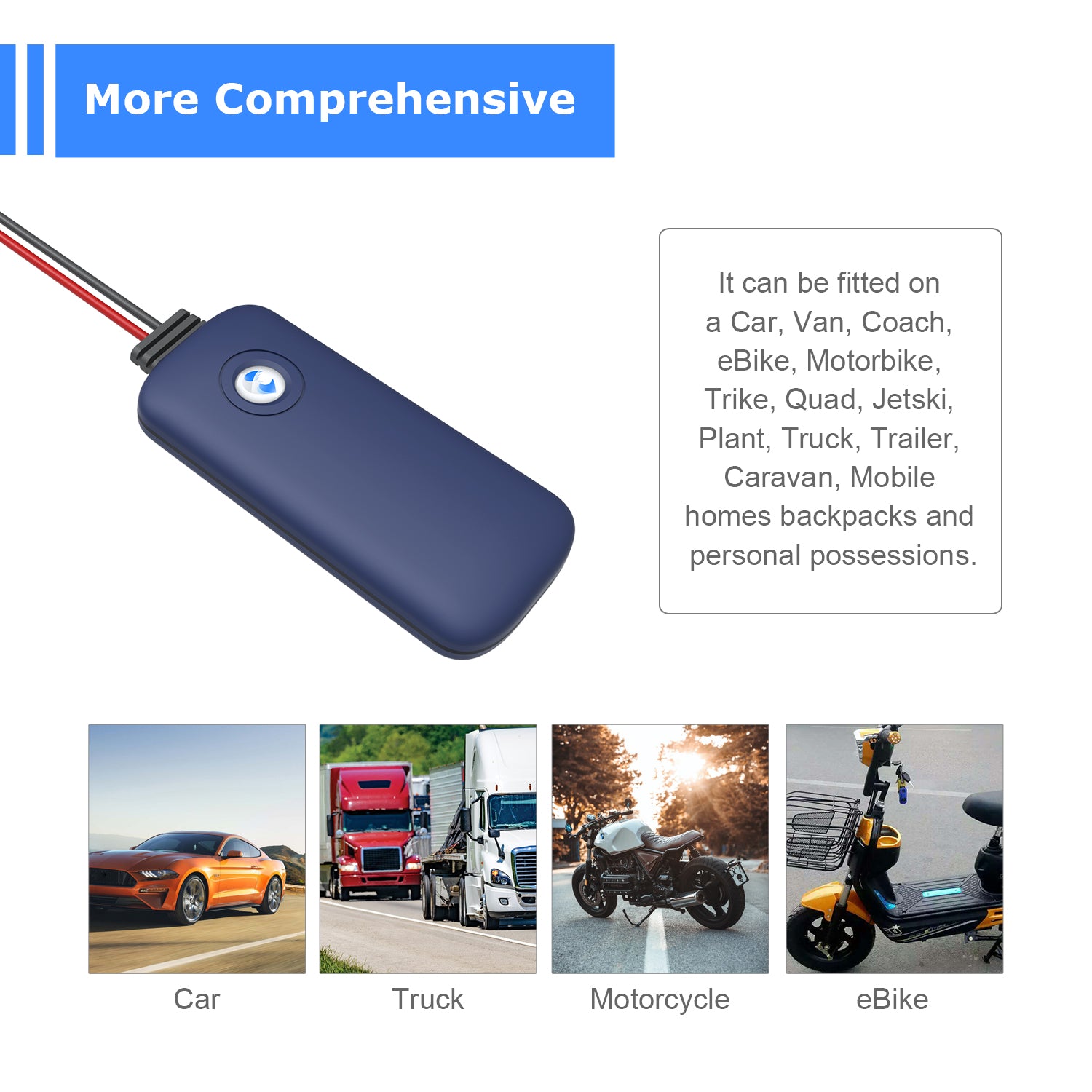 G19 - Two Wires Waterproof Tracker Device